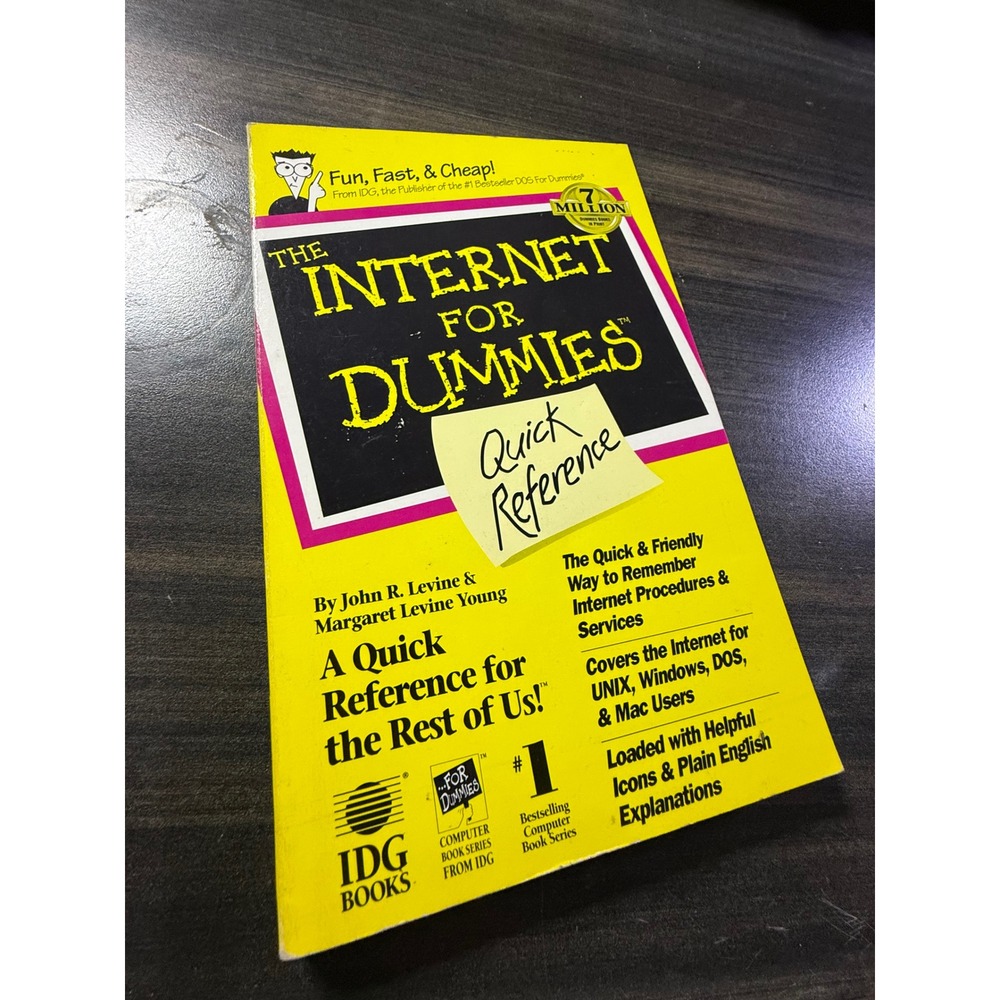 The Internet For Dummies Quick Reference John R Levine Margaret Levine Young IDG
